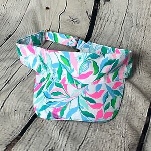 Lilly Pulitzer Pink and Blue Floral Hat